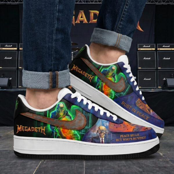 Megadeth Low-Top Sneakers Shoes - Image 3