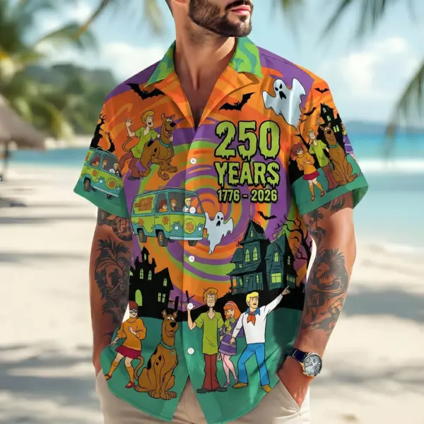 Scooby-Doo 250 Years of America Hawaiian Shirt - THK130744