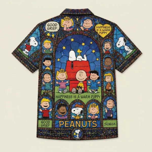 Premium Snoopy Vintage Hawaiian Shirt - THK131692 - Image 3
