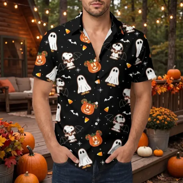 Snoopy Halloween Hawaiian Shirt-THK132813 - Image 3