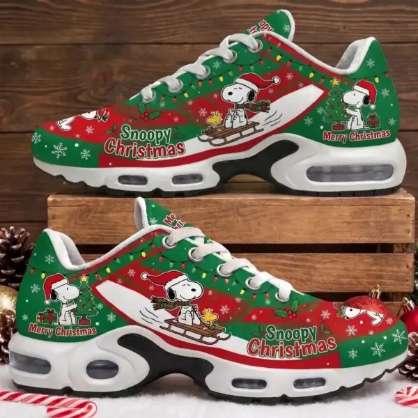 Festive Snoopy Christmas Air Max Shoes-THK132879
