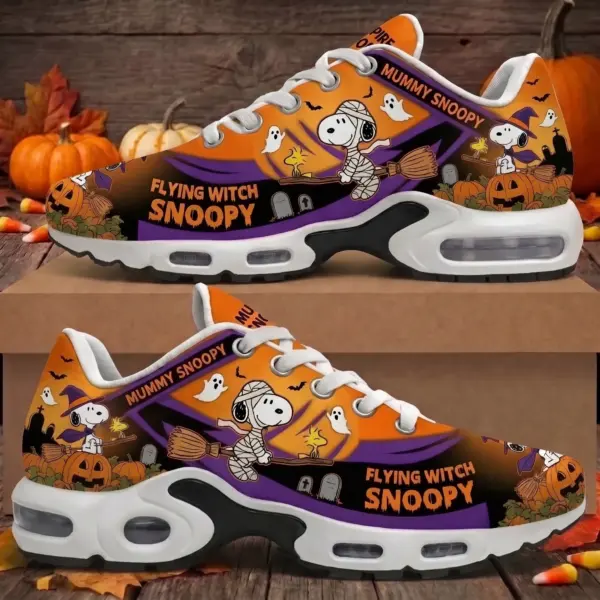 Mummy & Witch Snoopy Halloween Air Max Shoes-THK132881
