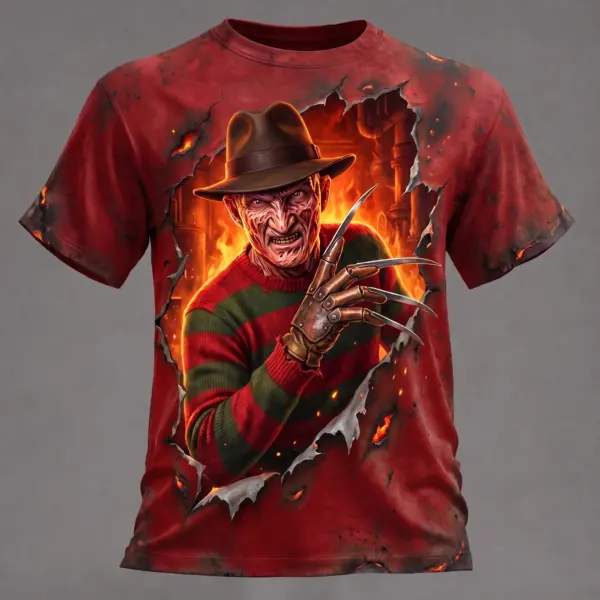 Freddy Krueger Halloween T-Shirt-THK133274