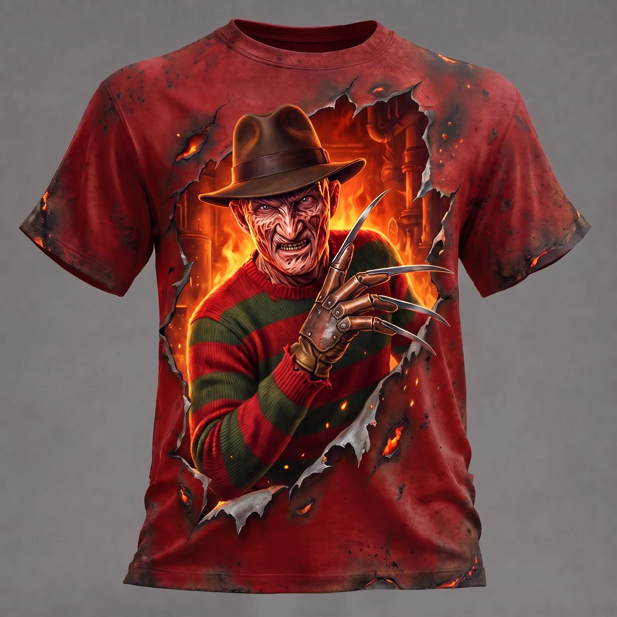Freddy Krueger Halloween T-Shirt-THK133274