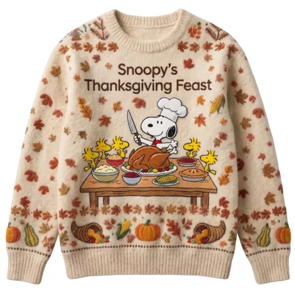 Chef Snoopy Thanksgiving Ugly Sweater-THK133278