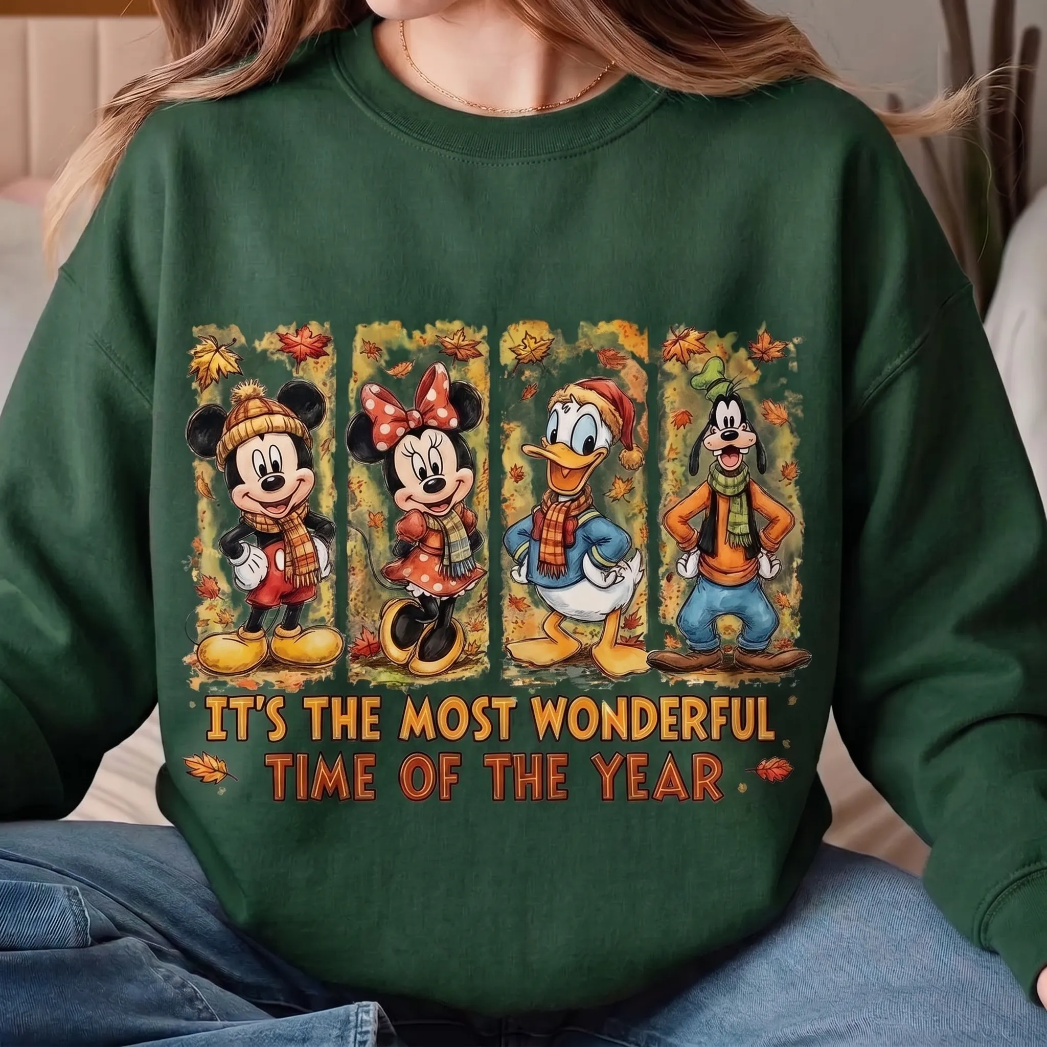 Mickey Thanksgiving Unisex Sweatshirt-THK133339 - Image 2