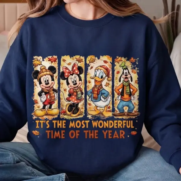Mickey Thanksgiving Unisex Sweatshirt-THK133339 - Image 5