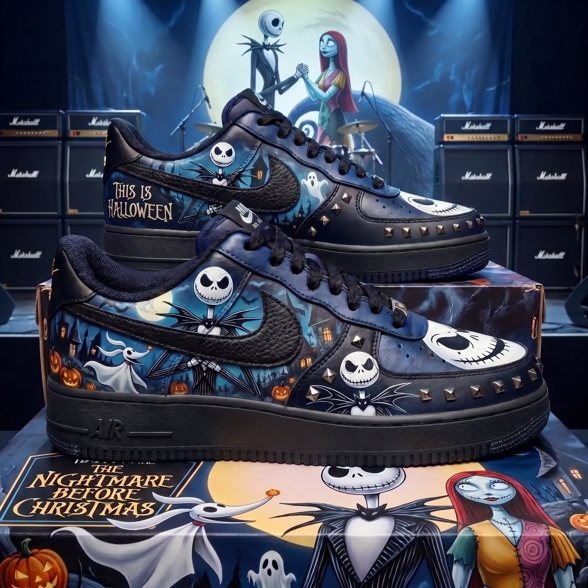 The Nightmare Before Christmas Air Low-Top Sneakers Shoes-THK133552 - Image 2