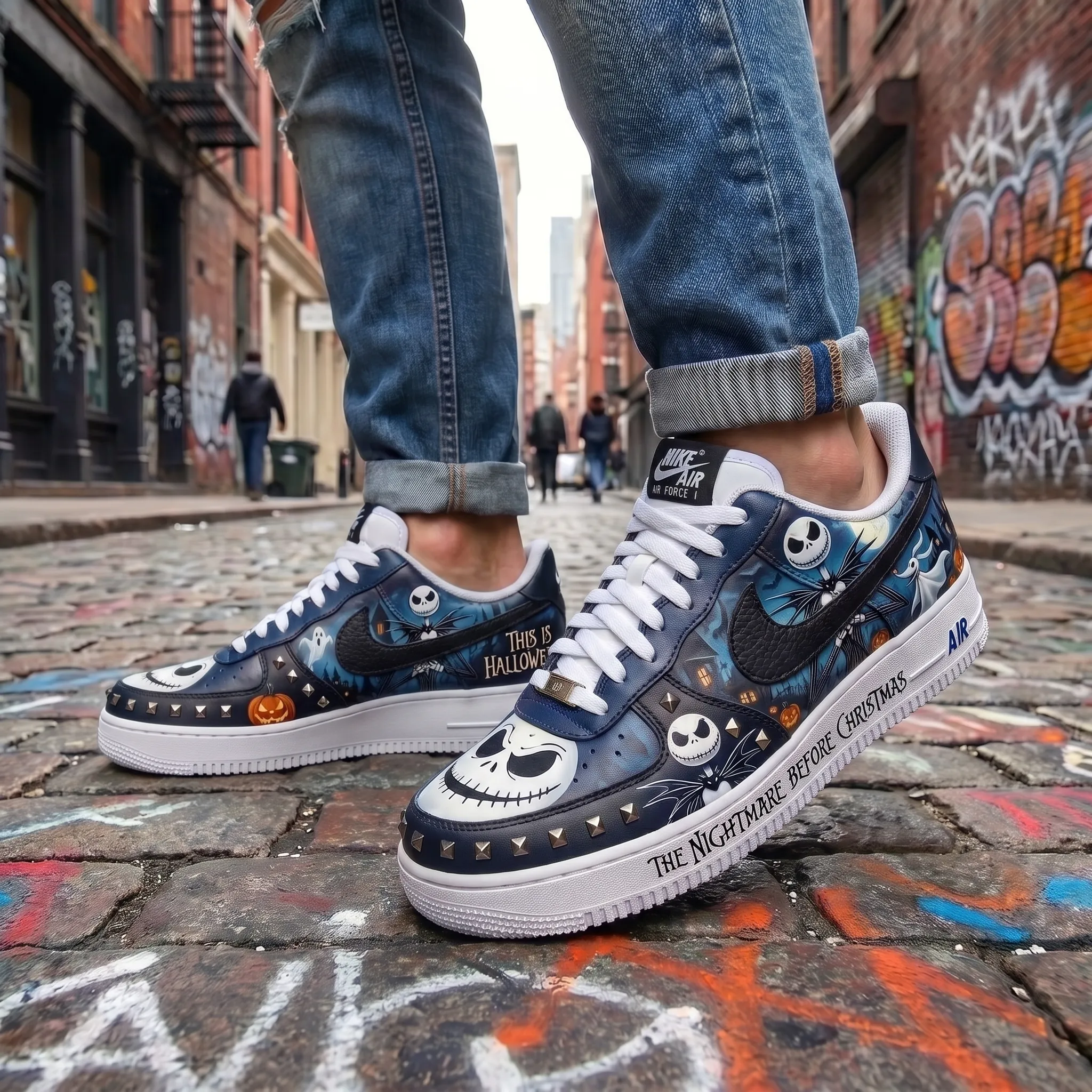 The Nightmare Before Christmas Air Low-Top Sneakers Shoes-THK133552 - Image 3