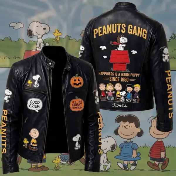 Snoopy Leather Jacket-THK135884