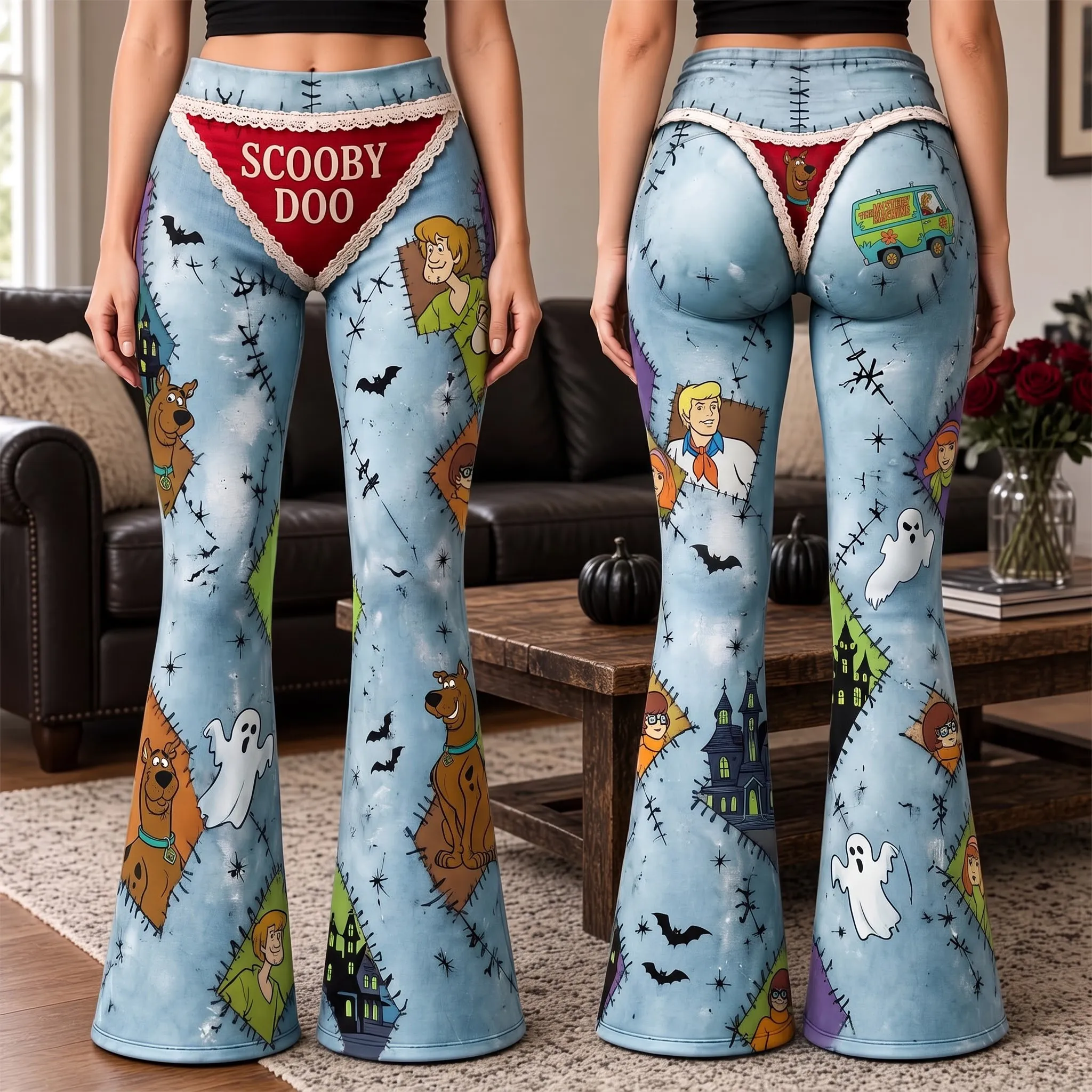 Scooby-Doo Flare Leggings-THK136086
