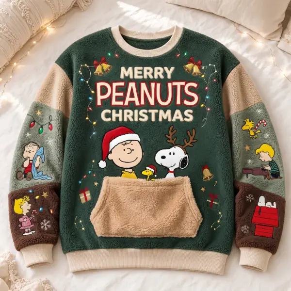 Alternative view of Peanuts Christmas 3D Hoodie-THK136602
