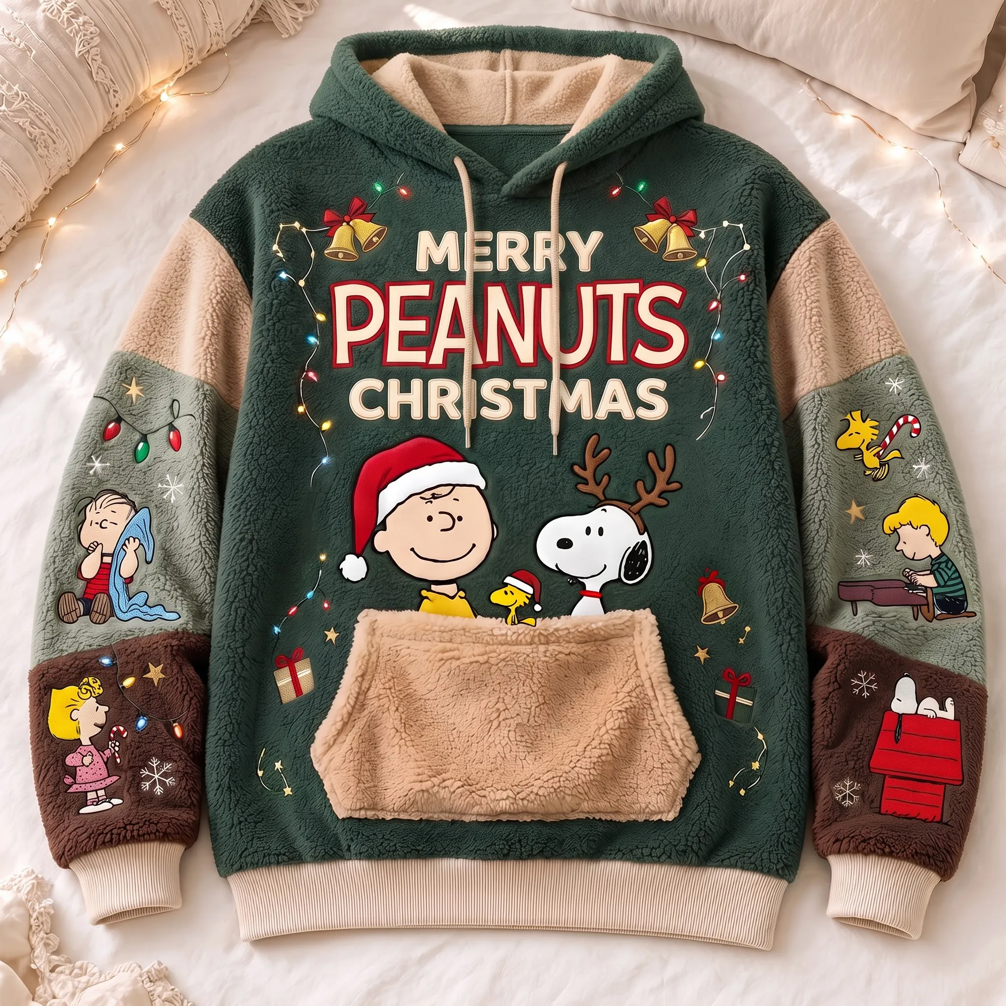 Peanuts Christmas 3D Hoodie-THK136602 - Image 3