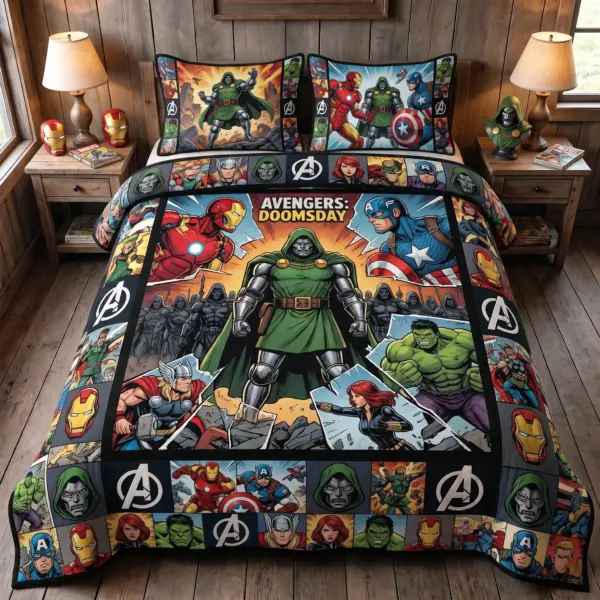 Avengers Doomsday Quilt Bedding Set-THK136915