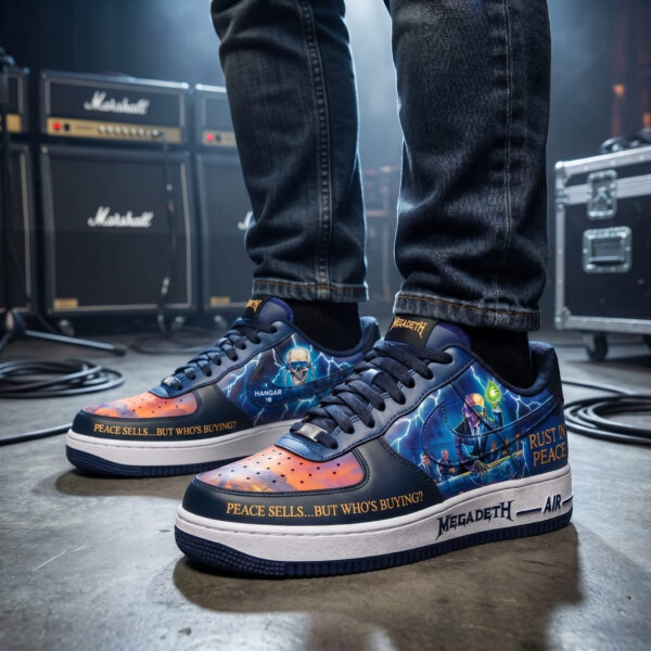 Megadeth Low-Top Sneakers Shoes-THK130198 - Image 3