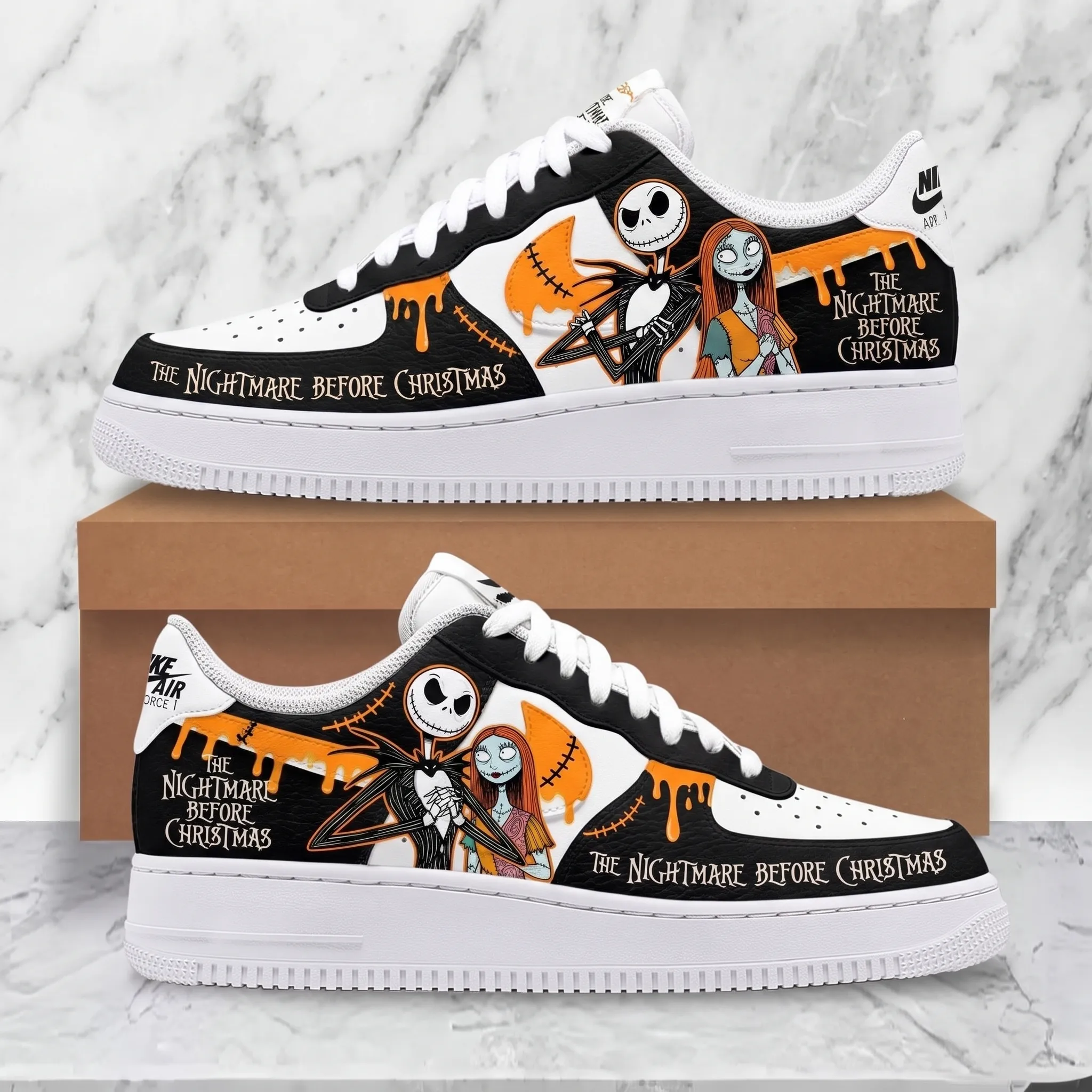 The Nightmare Before Christmas Air Low-Top Sneakers Shoes-THK133234