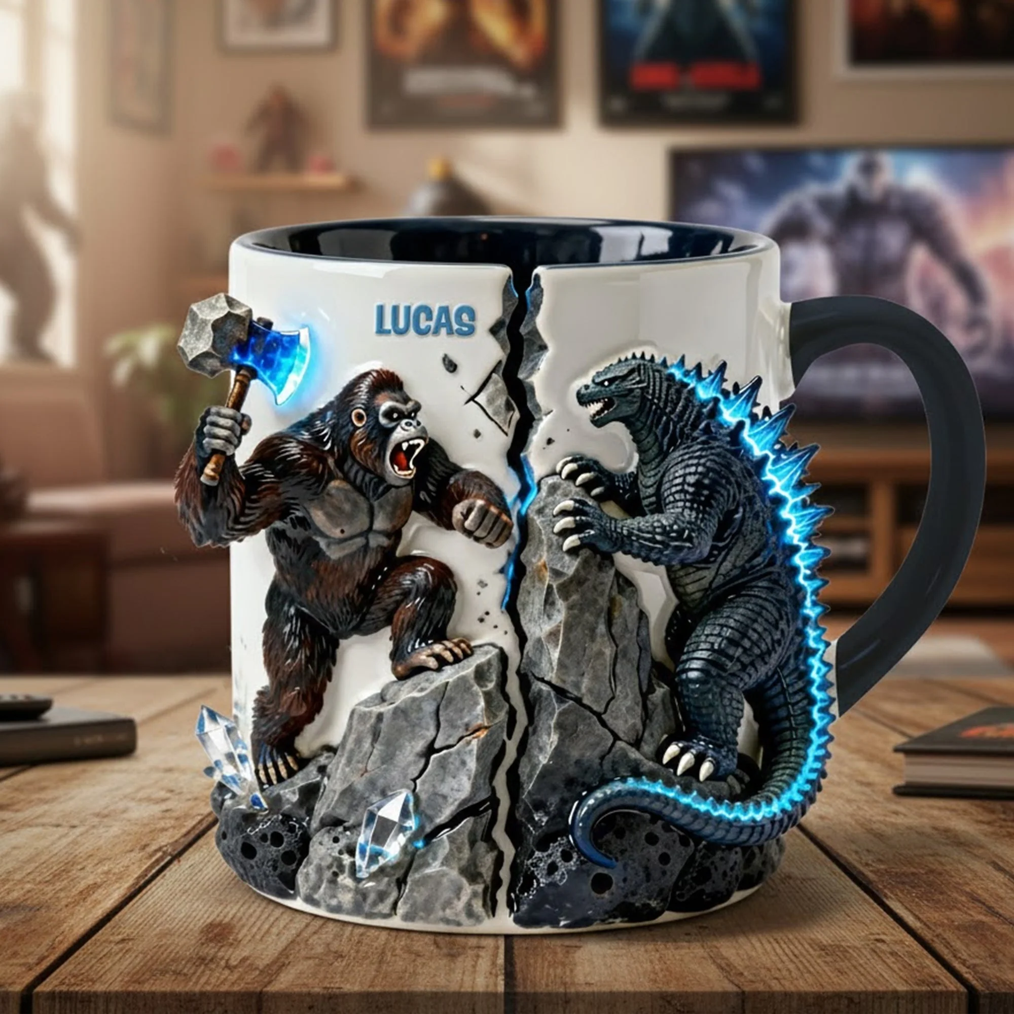 Personalized Godzilla Coffee Mug - Image 3