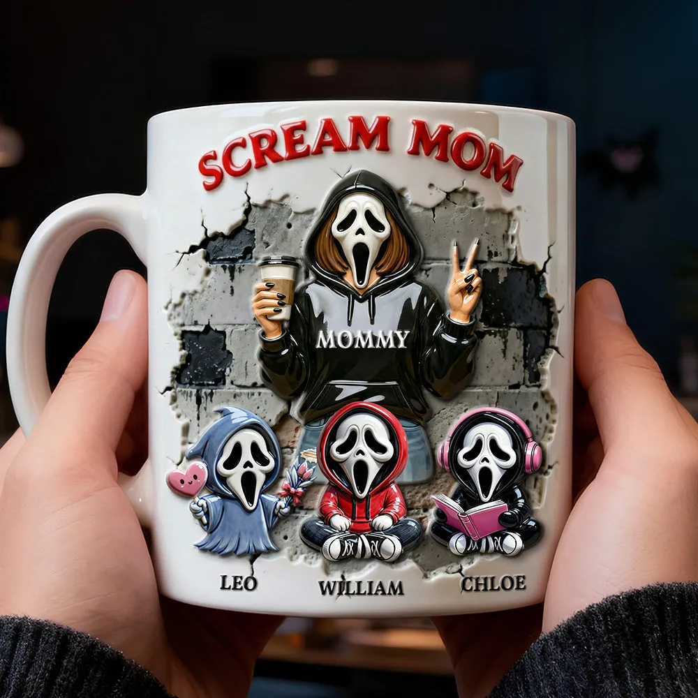 Horror Mom Coffee Mug - Personalized Gifts For Mom - Image 3
