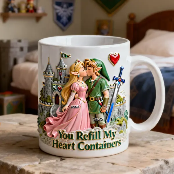 Fantasy Adventure Couple Coffee Mug - Personalized Gifr For Couples - Image 3