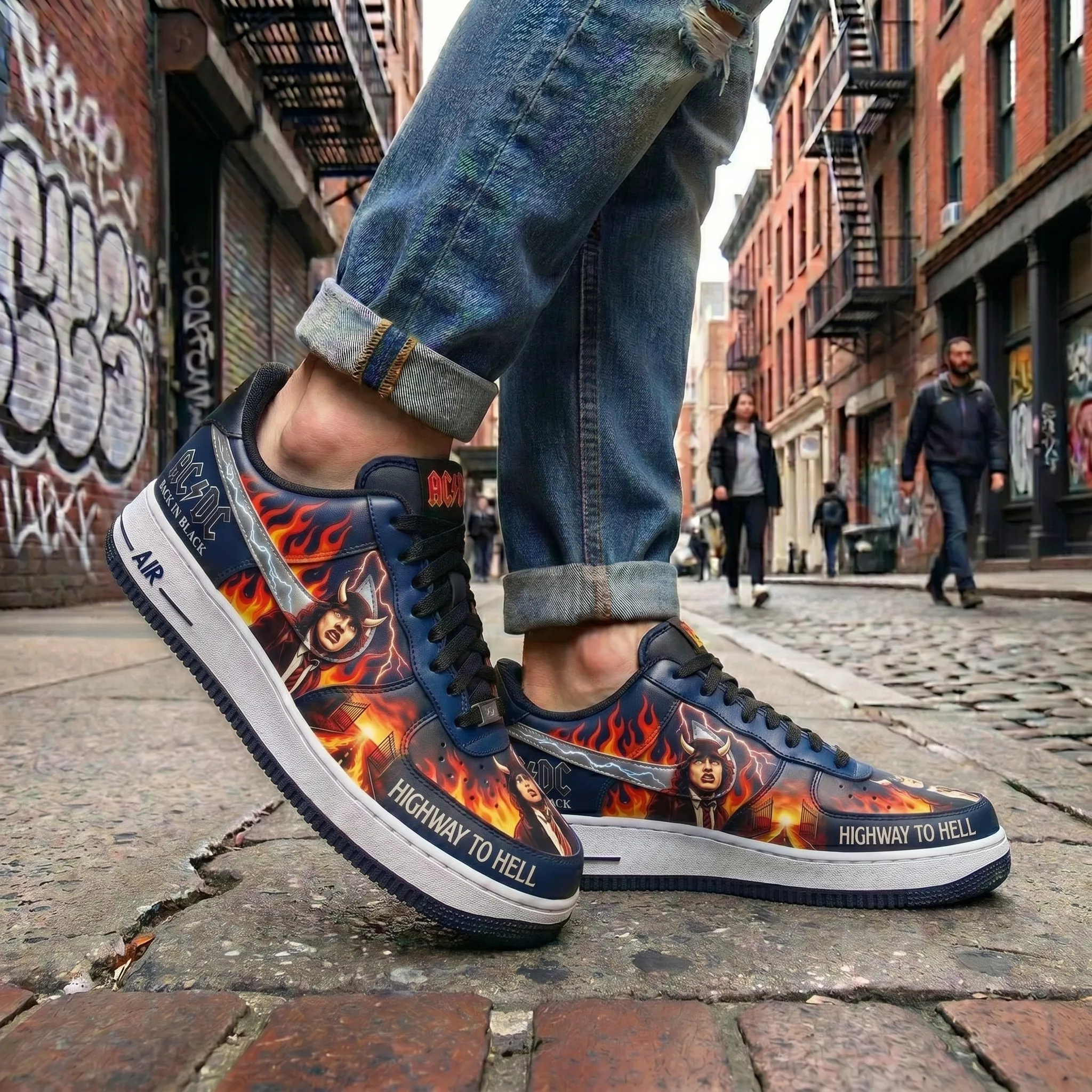 AC/DC Air Low-Top Sneakers Shoes -THK130720 - Image 3