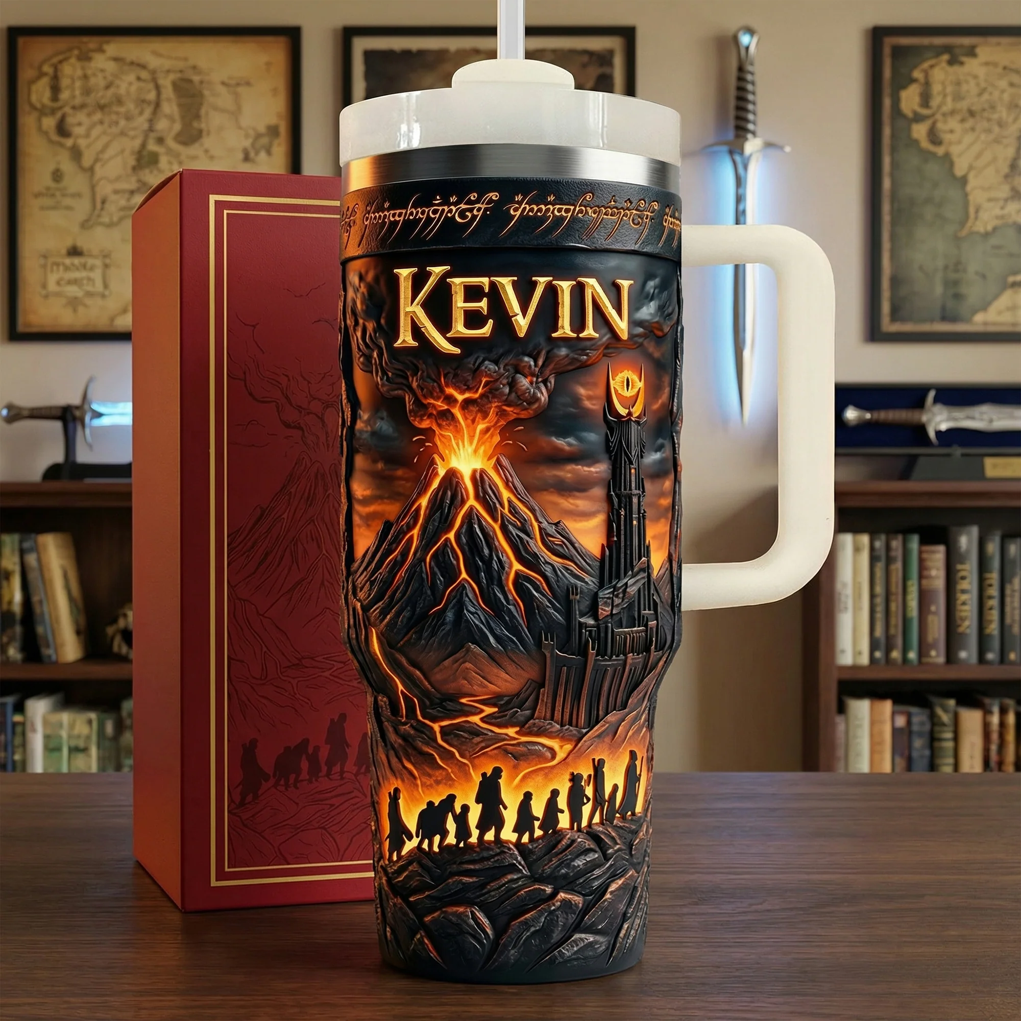 Personalized The Lord of the Rings 40oz Stanley Tumbler