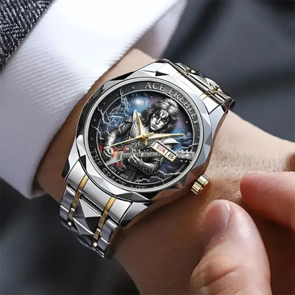 Alternative view of KISS x Ace Frehley Alloy Luxury Quartz Watch – 116846