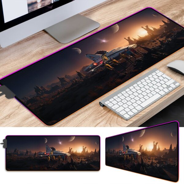 Alternative view of Star Trek 2 LED Desk Mat