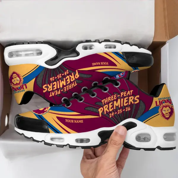Alternative view of Personalized Brisbane Lions Air Max Shoes-THK136742