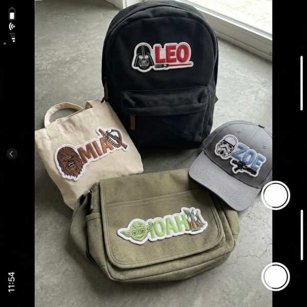 Personalized Star Wars Embroidered Patches Set - Image 4