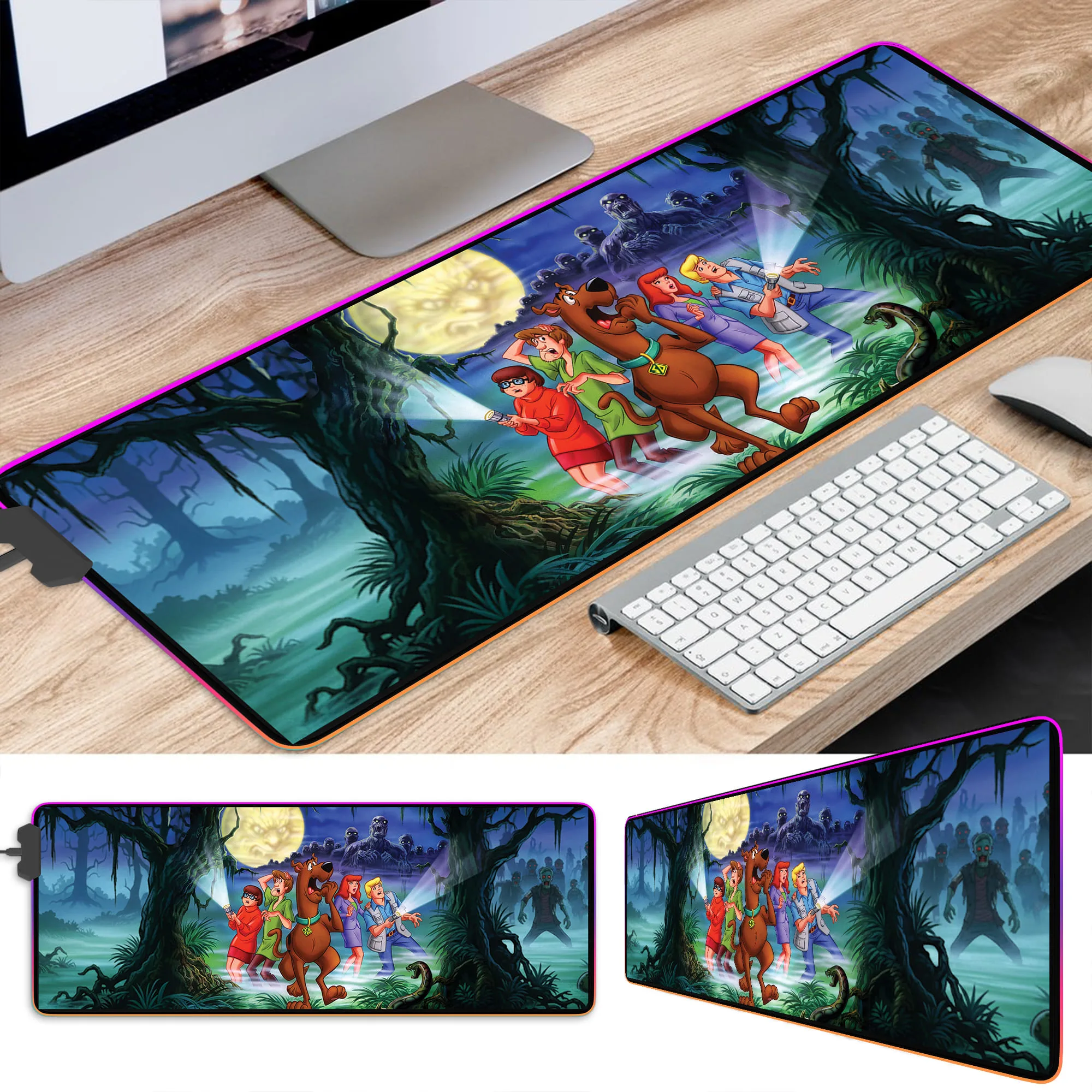 Scooby-Doo On Zombie Island LED Desk Mat - Image 3