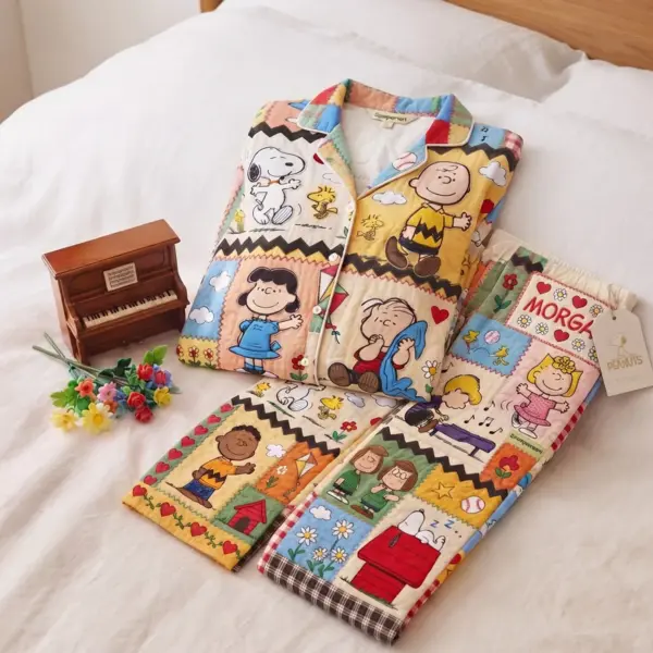Personalized Snoopy Pajama Set-THK136173 - Image 3