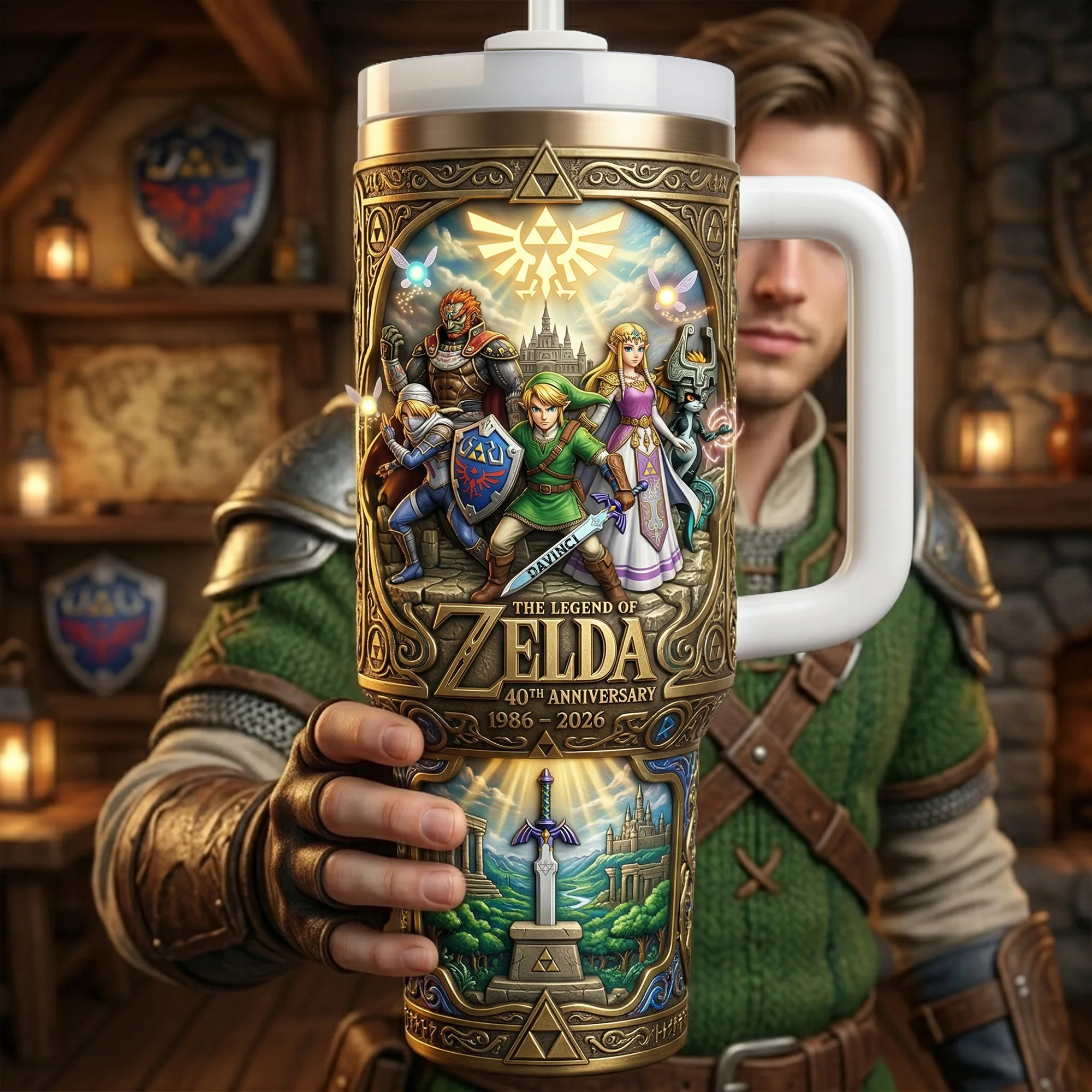 The Legend of Zelda 40oz Stanley Tumbler -THK126230