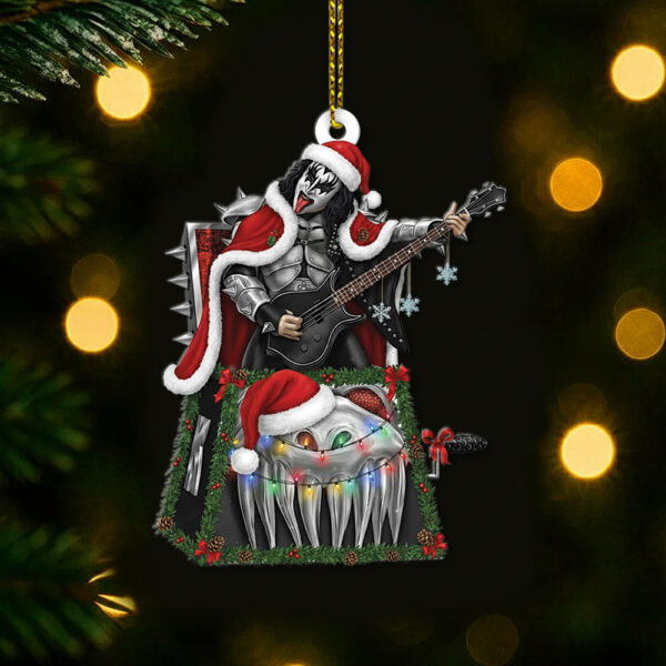 KISS "The Demon" Jack-In-The-Box Christmas Ornament - Image 7