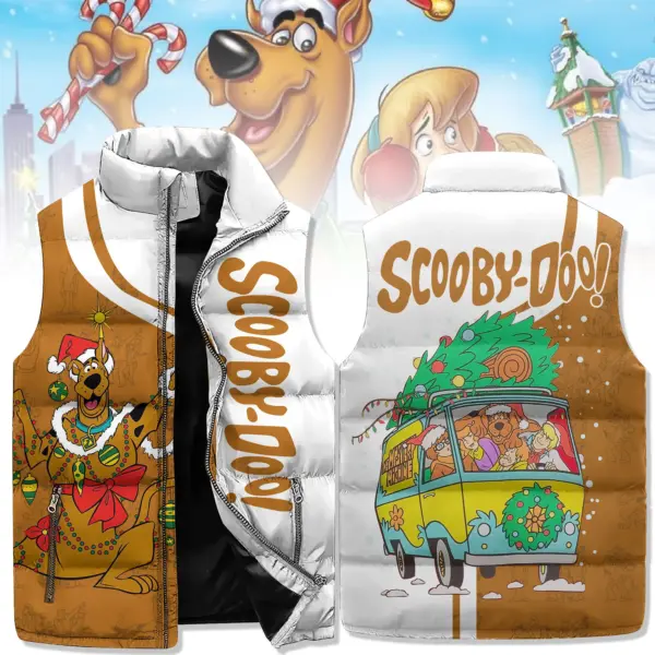 Scooby-Doo 3D Sleeveless Down Jacket-THK137011