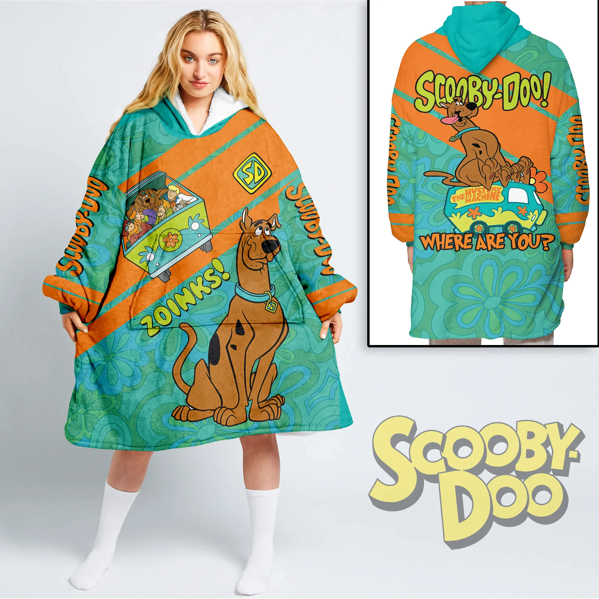 Scooby-Doo Blanket Hoodie-THK137008