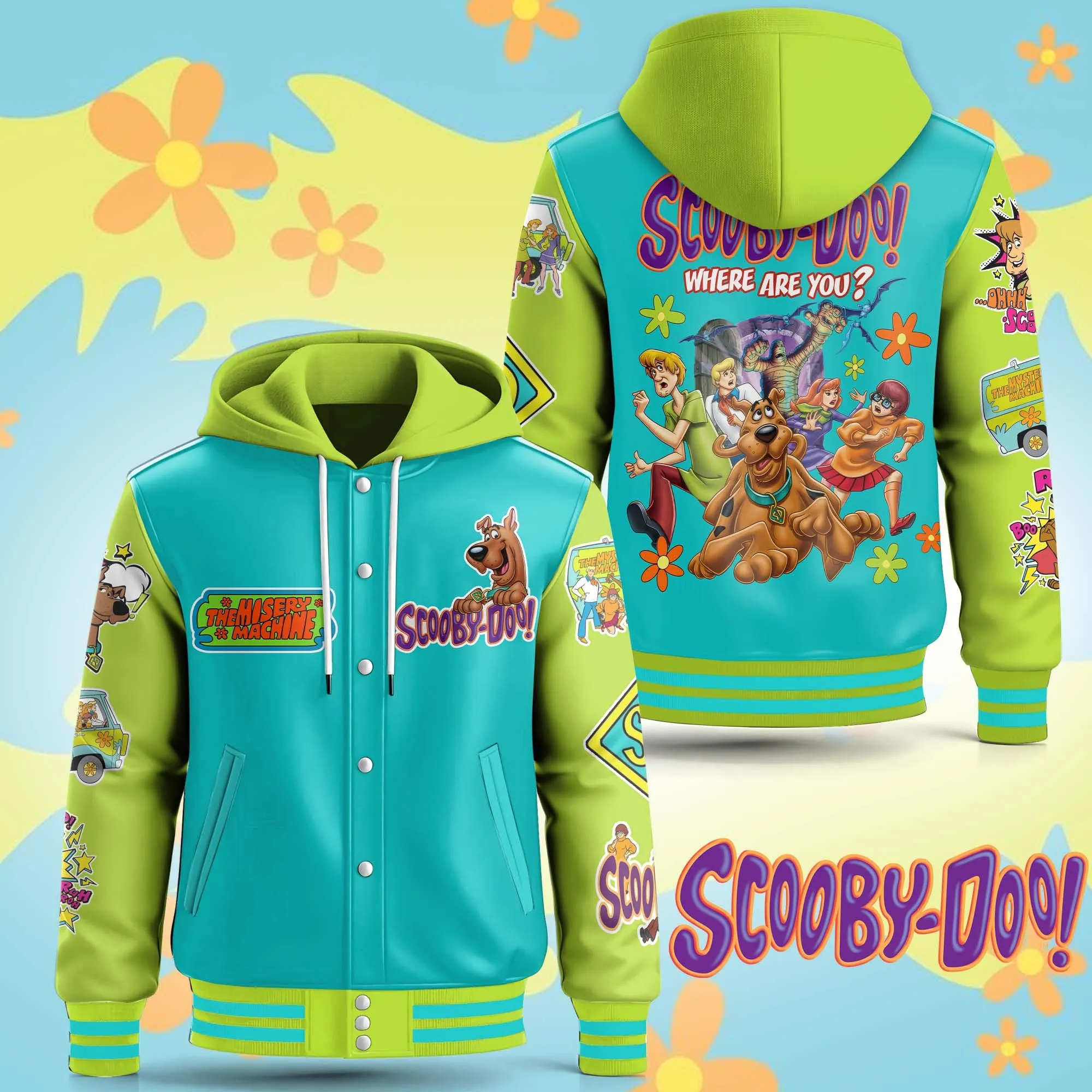Scooby-Doo 3D Jacket Hoodie-THK137013