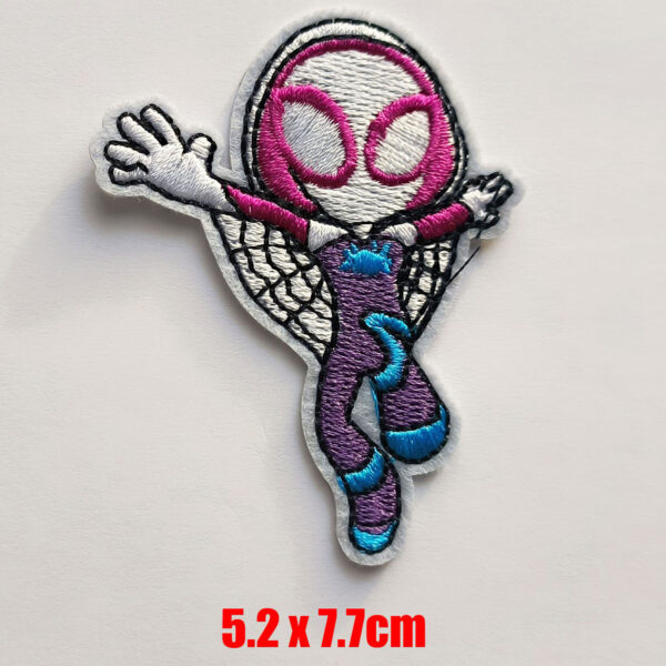 Spiderman Spin and Ghost Spider Embroidered Patches Set - Image 7
