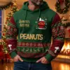 Snoopy Santa's Helper 3D Ugly Sweater-THK133995