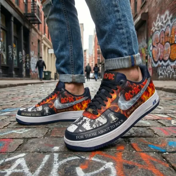 AC/DC Air Low-Top Sneakers Shoes - Image 3
