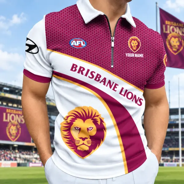 Personalized Brisbane Lions Polo Shirt-THK136775
