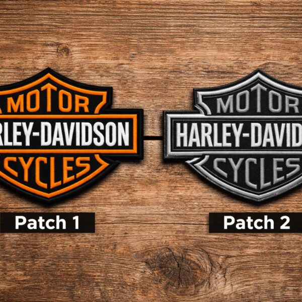 Washed Grey Harley Bar and Shield Style Embroidery Cap - Image 6