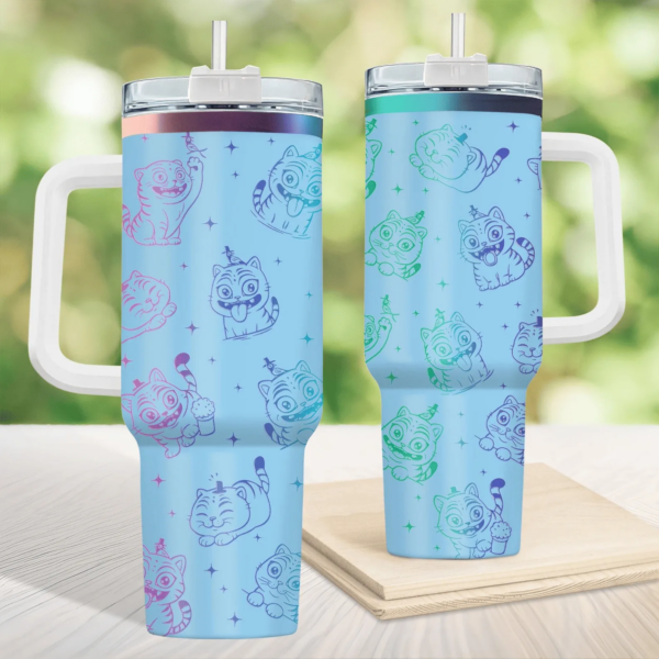 Kpop Demon Hunter Tiger 40oz Stanley Tumbler - Image 3