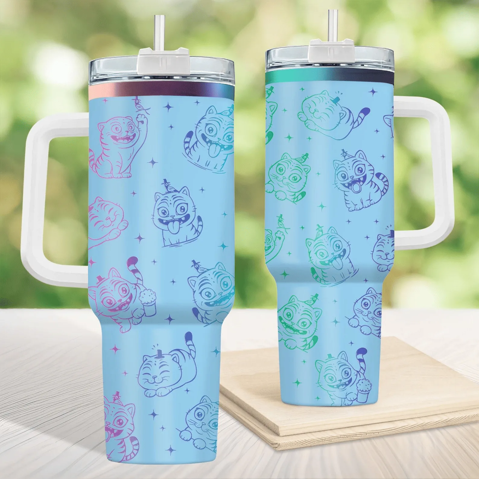 Kpop Demon Hunter Tiger 40oz Stanley Tumbler - Image 3