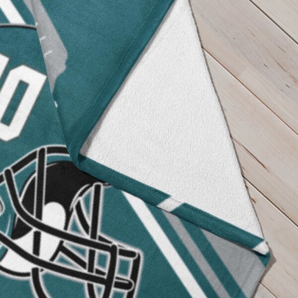 Personalized Philadelphia Football Blanket - Image 5