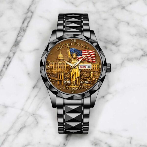 United States 250th Anniversary Alloy Luxury Quartz Watch-THK122370 - Image 3
