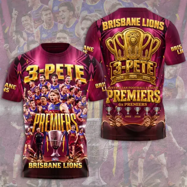 Brisbane Lions 3D Apparel-THK136820