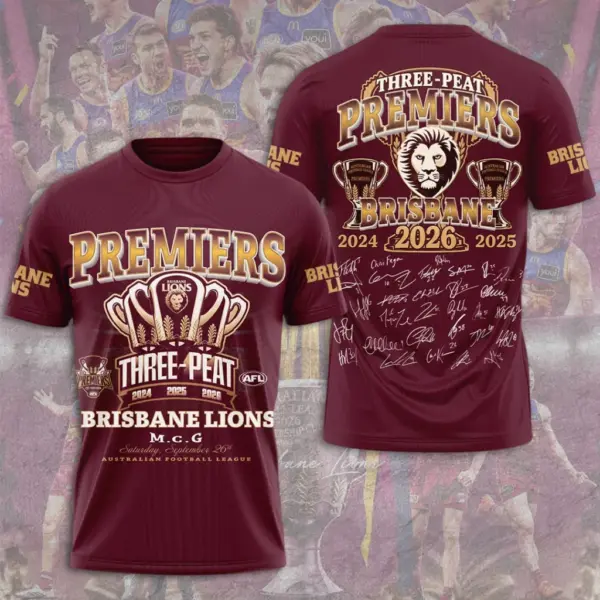Brisbane Lions 3D Apparel-THK136818
