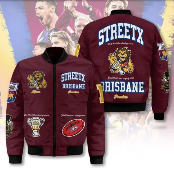 Brisbane Lions 2026 AFL Premiers Bomber Jacket-THK136799