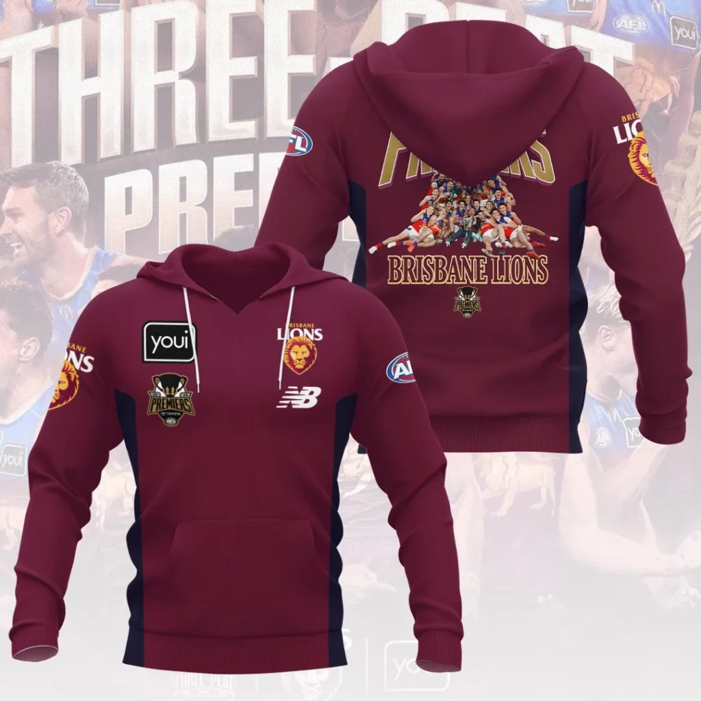 Brisbane Lions 3D Apparel-THK136821 - Image 2