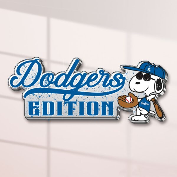 Alternative view of Los Angeles Dodgers Edition 3D Inlayed Car Name
